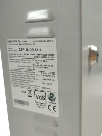 Skrzynka ZSP135-DR-5A-1 do systemów przeciwpożarowych