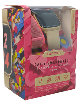 SMARTWATCH FOREVER SW-116 BEŻOWY