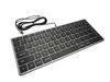 Klawiatura Satechi Slim W1 przewodowa LED USB-C Mac i iOS szara
