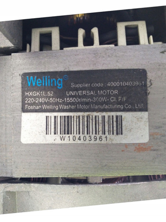 SILNIK NAPĘDOWY PRALKI WELLING HXGK1L.52 WHIRLPOOL