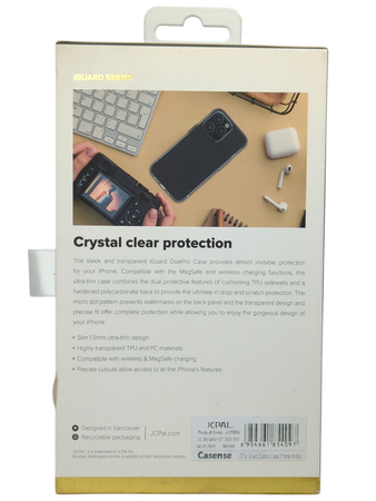 Plecki Etui JCPAL iGuard DualPro Case iPhone Xs Max przezroczyste