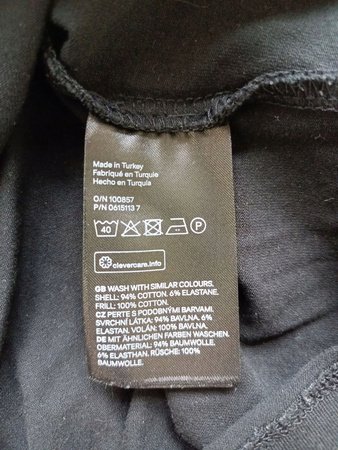 Sukienka ciążowa H&M M Czarna