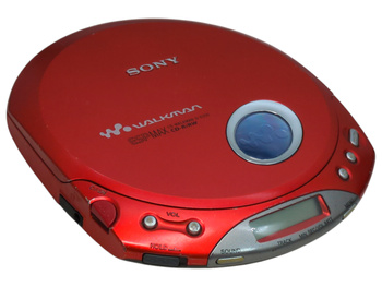Sony Walkman D-E350 odtwarzacz CD G-Protection Mega Bass 32h AA