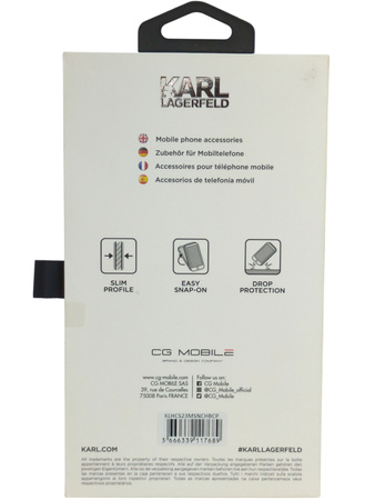 Oryginalne etui Plecki do Samsung Galaxy s23+ CASE KARL LAGERFELD róż