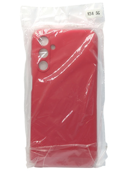 Etui Plecki do Samsung Galaxy M34 5G czerwone