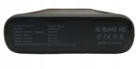 HETP HX200K3 Powerbank Solarny 24800 mAh