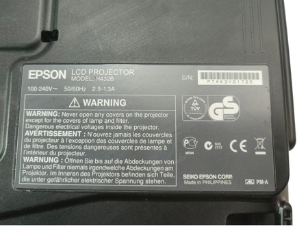 Projektor LCD Epson EB-X02 H432B 1280 x 800 2600ANSI Czarny