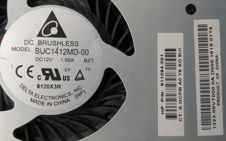 Wentylator BUC1412MD-00 komputera All-in-one HP EliteOne 800 G3