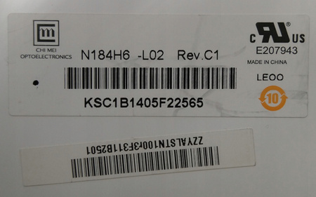 Matryca InnoLux N184H6-L02 18,4" 1920x1080px