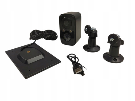 Kamera IP zewnętrzna solarna wodoodporna FOAOOD DF220 czarna