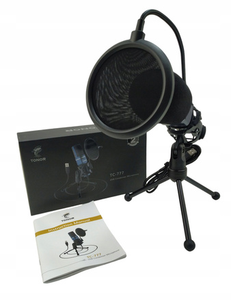 Mikrofon USB TONOR TC-777 |16BIT|100HZ-16KHZ|56DB|