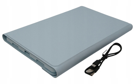 Etui z klawiaturą do tableta Lenovo P11/ P11 Plus Błękitno-białe QWERTZ