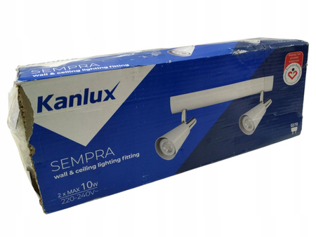 Oprawa ścienno-sufitowa Kanlux SEMPRA EL-21 W-SR