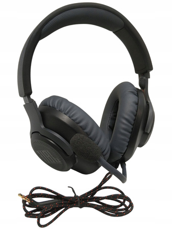 Słuchawki Nauszne z mikrofonem JBL Quantum 100 Czarne
