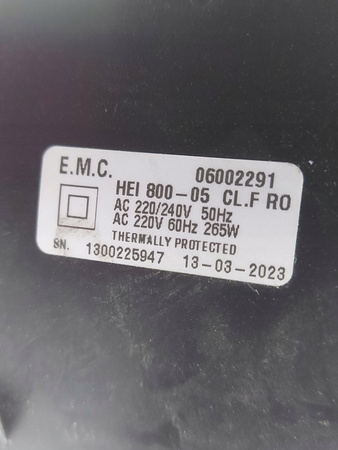 WENTYLATOR OKAPU EMC HEI800-05 1300225947 ELECTROLUX 94205123602