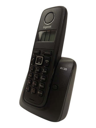 Telefon stacjonarny bezprzewodowy Gigaset A120 Czarny