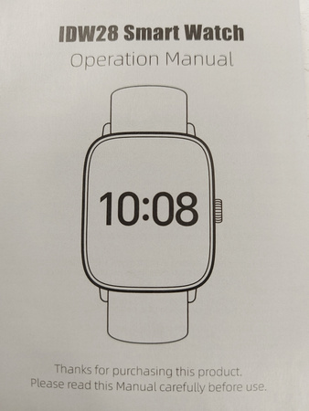 Smartwatch Veryfit IDW28 czarny