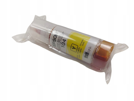 TUSZ EPSON 104 Y BUTELKA 65ML ŻÓŁTY