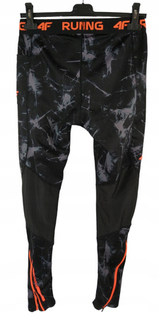 LEGGINSY DAMSKIE DO BIEGANIA 4F ROZMIAR M CZARNE