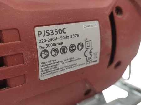 Wyrzynarka Performance Power PJS350C 350W 3000 obr/min kąt cięcia 45°