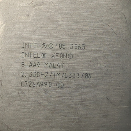 Procesor Intel Xeon 3065 2 rdzenie 2.33 GHz 4MB L2 Cache LGA775 65W