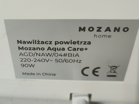 Nawilżacz powietrza Mozano Aqua Care+ 6L WiFi jonizacja aromaterapia