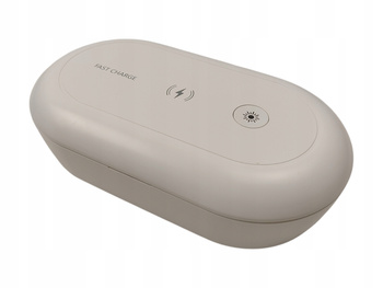 Sterylizator UV z ładowarką indukcyjną 10W USAMS Biały