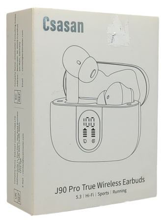 Słuchawki bezprzewodowe Bluetooth Csasan True Wireless Earbuds J90 Pro czarne