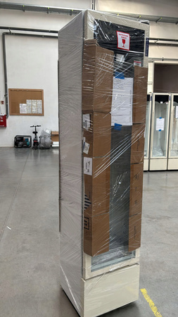 WITRYNA CHŁODNICZA PRZESZKLONA 200/45 CM - Idealna do sklepu cateringu