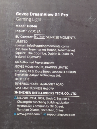 Lampy LED Govee H604A Dreamview G1 Pro RGBICWW