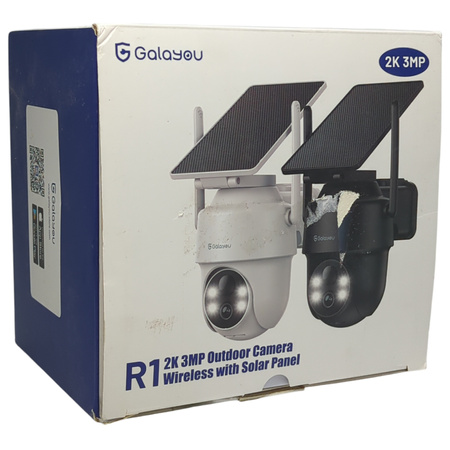 Kamera solarna Galayou R1 2K 3MP IP65 PTZ WiFi panel słoneczny