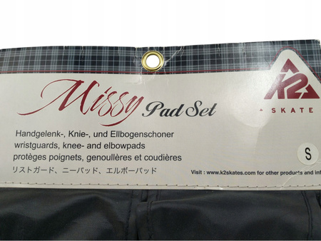 Ochraniacze dziecięce na deskorolkę, rolki K2 SKATE S SZARE