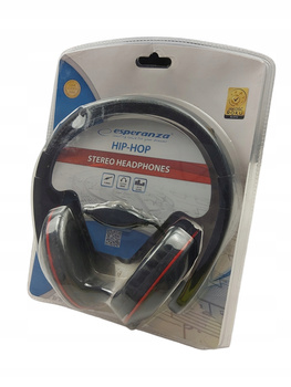 SŁUCHAWKI PRZEWODOWE NAUSZNE STEREOFONICZNE ESPERANZA EH121 HI-FI SOUND