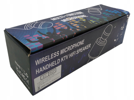 MIKROFON BEZPRZEWODOWY KARAOKE GŁOŚNIK BLUETOOTH KTV WS-858