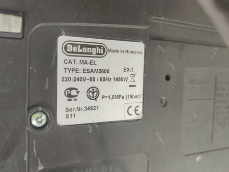 Ekspres ciśnieniowy automatyczny De'Longhi ESAM2600 Magnifica