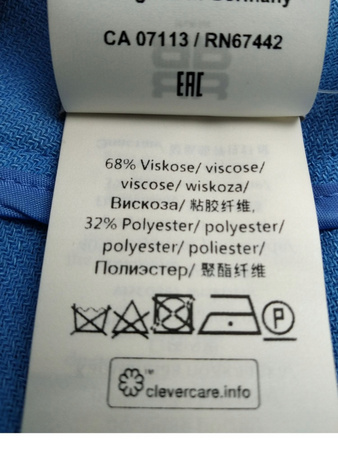 Spodnie damskie Chino Riani niebieskie rozmiar 44