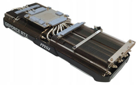 Chłodzenie karty graficznej NVIDIA MSI RTX 4080 Ventus 3X