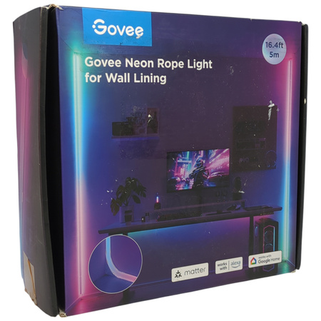 Taśma LED Govee Neon Rope Light For Wall Lining H6641 Bluetooth WIFI 5m