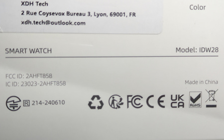 Smartwatch IDW28 Różowy 2 paski