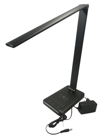 Lampka Biurkowa LED W13 24W Regulacja jasności 3000-5500K Czarna