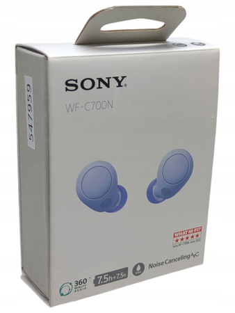 Słuchawki dokanałowe SONY WF-C700NB ANC Niebieski