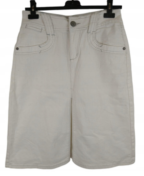 Spódnica jeans Biała ROZ.S OFELIA