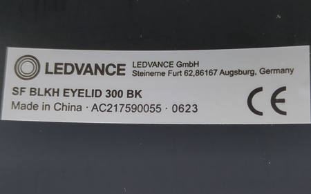 OPRAWA OŚWIETLENIOWA LEDVANCE SURFACE BULKHEAD EYELID 300 CZARNA