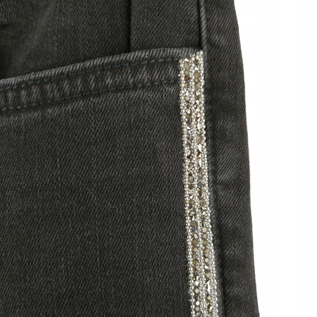 SPODNIE JEANSOWE DAMSKIE MNG ROZMIAR 40 CZARNE