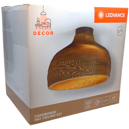 Oprawa LED Dekoracyjna Ledvance Decor Hat Brązowa E27