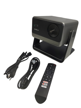 Inteligentny projektor 4K AMEELA autofokus  30000 lm 1080P Wi-Fi BT Netflix