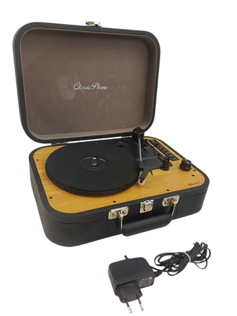 Gramofon Lenco TT-116BK Gramofon z wbudowanymi głośnikami i Bluetooth walizka