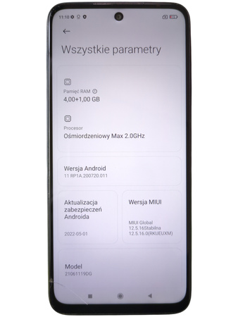 Smartfon Xiaomi Redmi 10 21061119DG 4/64GB 6.5” 50MP 5000mAh