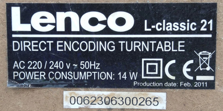 Gramofon Lenco L-Classic 21