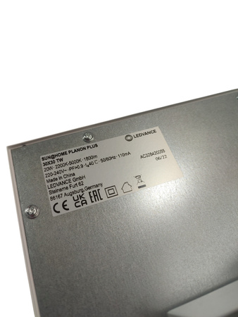 Panel LED LEDVANCE SMART+ Planon Trimless 20W 1800lm 30x30cm